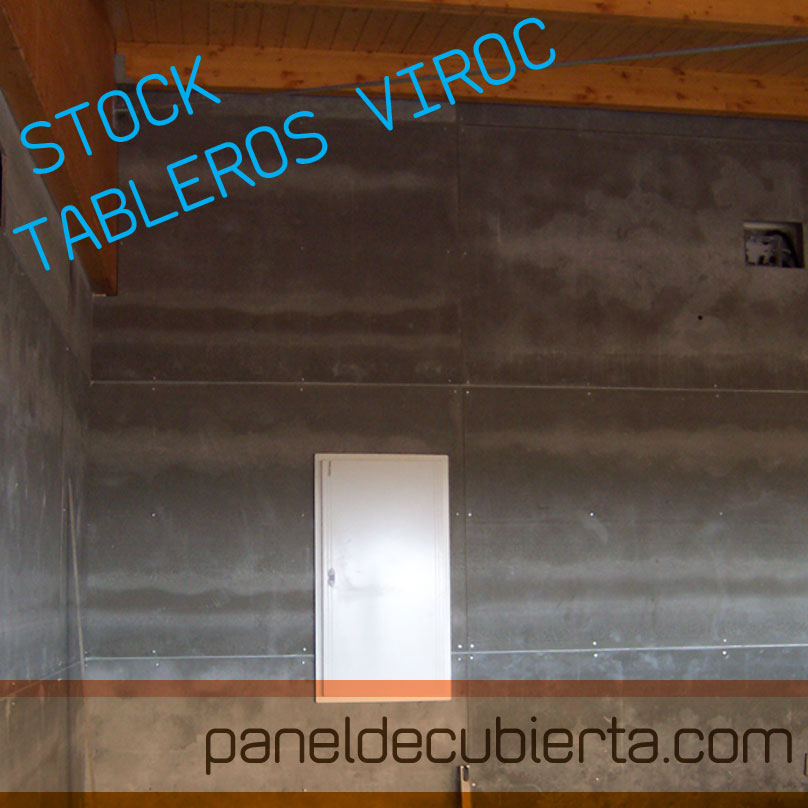Instalador de tableros de Viroc para fachadas e interiores. Stocks 240,x0,55.