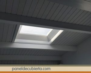 Moderno material de cubiertas. Panel de madera para cubiertas y tejados Madrid.