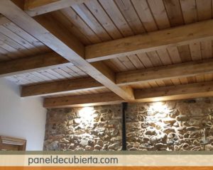 Entreplanta friso madera.