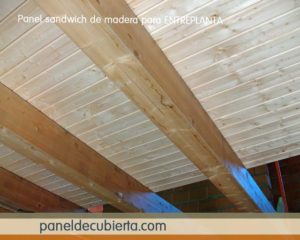 Abeto madera panel entreplanta.