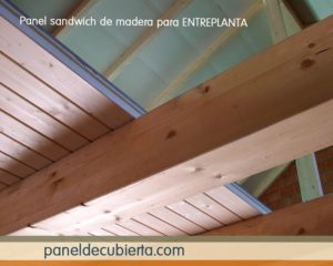 Panel entreplanta madera ligero.