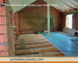 Panel entreplanta madera vivienda.